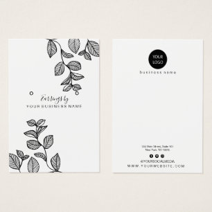 Verzweigungen Design Earring Display Card