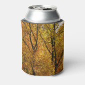 Verzweigungen gelber Blätter Heller Herbst farbenf Dosenkühler (Kanne Rückseite)