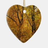 Verzweigungen gelber Blätter Heller Herbst farbenf Keramik Ornament (Rechts)