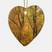 Verzweigungen gelber Blätter Heller Herbst farbenf Keramik Ornament (Links)