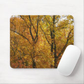 Verzweigungen gelber Blätter Heller Herbst farbenf Mousepad (Mit Mouse)