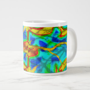 Verzweigungen in der farbigen Jumbo-Tasse
