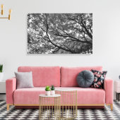 Verzweigungen und Blätter Leinwanddruck (Insitu (Wohnzimmer))