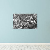 Verzweigungen und Blätter Leinwanddruck (Insitu (Holzboden))