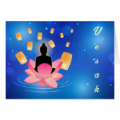 Vesak Day Buddha auf Lotus Lantern Vaisakha (Vorderseite (Horizontal))