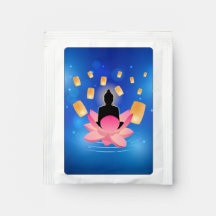 Vesak Day Buddha auf Lotus Lantern Vaisakha