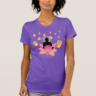 Vesak Day Buddha auf Lotus Lantern Vaisakha T-Shirt