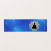 Vesak Day Buddha und Mandala Vaisakha Purnima (Außenseite Aufgefaltet)