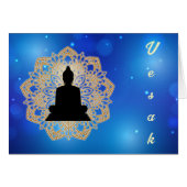 Vesak Day Buddha und Mandala Vaisakha Purnima (Vorderseite (Horizontal))