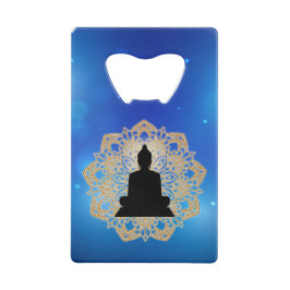 Vesak Day Buddha und Mandala Vaisakha Purnima Geldbeutel Flaschenöffner