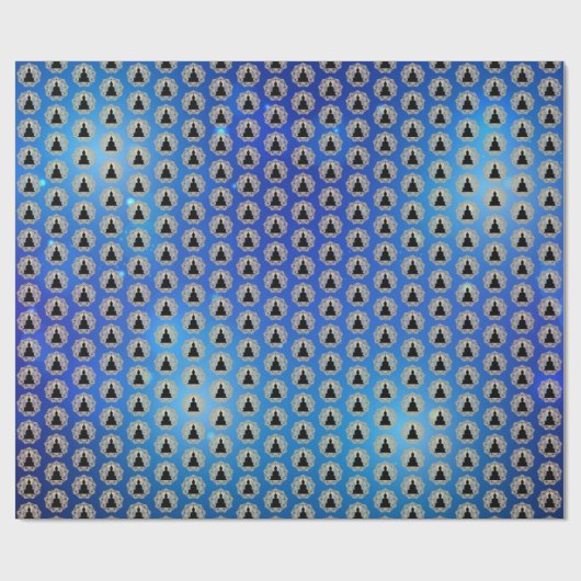 Vesak Day Buddha und Mandala Vaisakha Purnima Geschenkpapier (Flach)