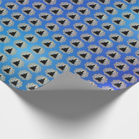 Vesak Day Buddha und Mandala Vaisakha Purnima Geschenkpapier (Ecke)