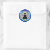 Vesak Day Buddha und Mandala Vaisakha Purnima Runder Aufkleber (Tasche)