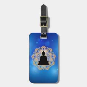 Vesak-Tag Buddha und Mandala Vaisakha Purnima Gepäckanhänger