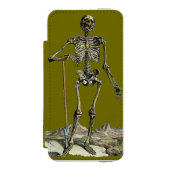 Vesalius: Skelettartiges System Incipio iPhone Geldbeutel-Hülle (Folio Vorderseite)