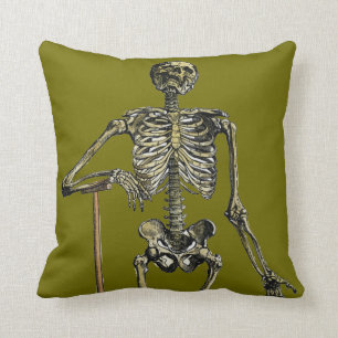 Vesalius: Skelettartiges System Kissen