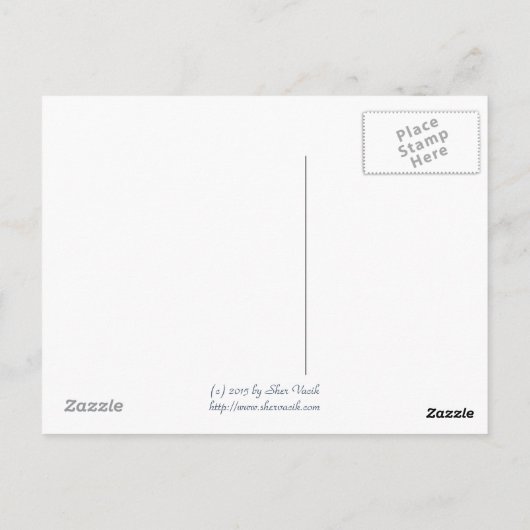 Veselé Vánoce a Šťastný Nový rok! Postkarte (Rückseite)