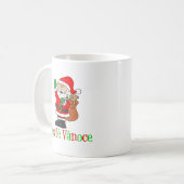 Vesele Vanoce tschechisches Weihnachten Sankt Kaffeetasse (Vorderseite Links)