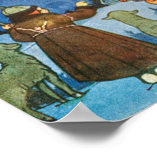 Vesele Vanoce von Zdenek Guth Weihnachten Poster (Ecke)