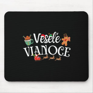 Veselé Vianoce Slovak Merry Christmas Vesele Viano Mousepad
