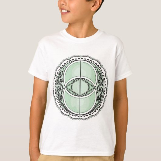 Vesica Piscis, Chalice Well, Celtic Symbol, Sacro T-Shirt (Vorderseite)