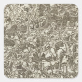 Vesoul Quadratischer Aufkleber (Vorderseite)