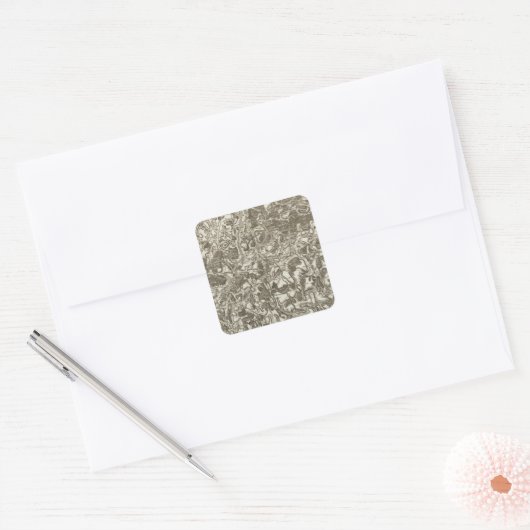 Vesoul Quadratischer Aufkleber (Umschlag)