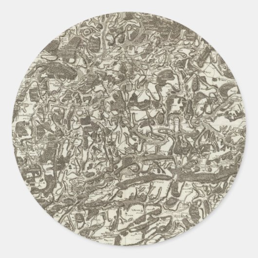 Vesoul Runder Aufkleber (Vorderseite)