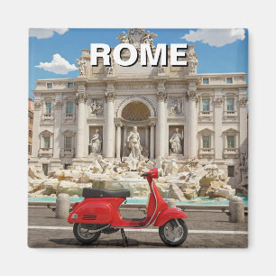 Vespa in Rom, Italien Magnet