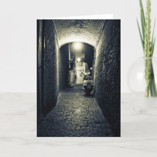 Vespa-Roller in Italien Karte