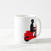 Vespa scooter kaffeetasse (VorderseiteRechts)