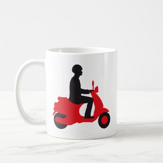 Vespa scooter kaffeetasse (Links)