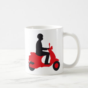 Vespa scooter kaffeetasse