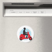 Vespa scooter magnet (In Situ (Geschirrspüler))
