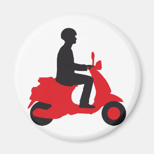 Vespa scooter magnet