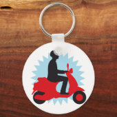 Vespa Scooter Schlüsselanhänger (Vorderseite)