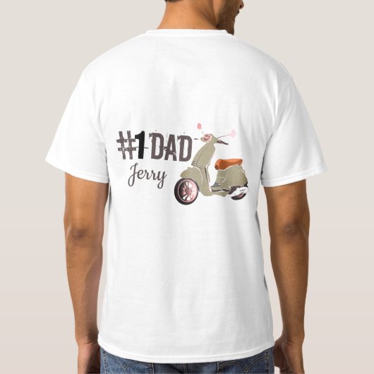 Vespa T-Shirt (Rückseite)