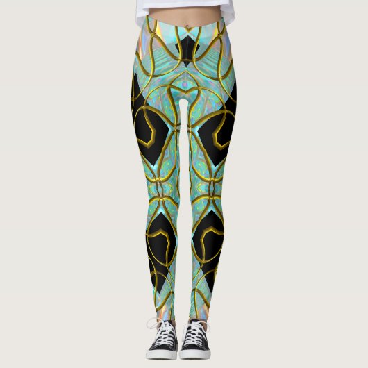 Vespadash Modern fun Workout Leggings (Vorderseite)