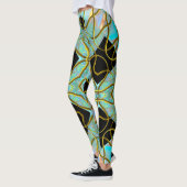 Vespadash Modern fun Workout Leggings (Links)