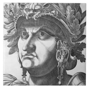 Vespasian (9-79 ANZEIGE), 1596 (Stich) Fliese