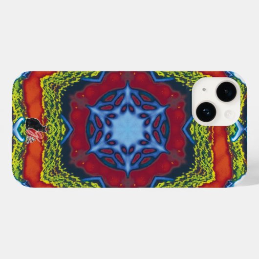 Vesper Kaleidoskop Case-Mate iPhone Hülle (Rückseite (Horizontal))