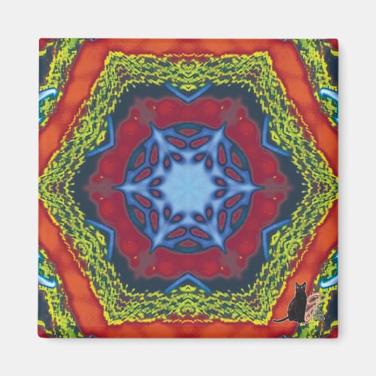 Vesper Kaleidoskop Magnet (Vorne)