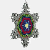 Vesper Kaleidoskop Snowflake Ornament (Links)