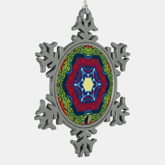Vesper Kaleidoskop Snowflake Ornament (Links)