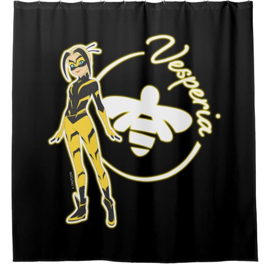 Vesperia-Abzeichen Duschvorhang (Vorderseite)