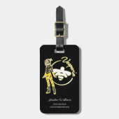 Vesperia-Abzeichen Gepäckanhänger (Vorderseite vertikal)