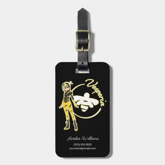 Vesperia-Abzeichen Gepäckanhänger (Vorderseite vertikal)