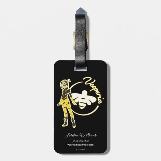 Vesperia-Abzeichen Gepäckanhänger (Rückseite vertikal)