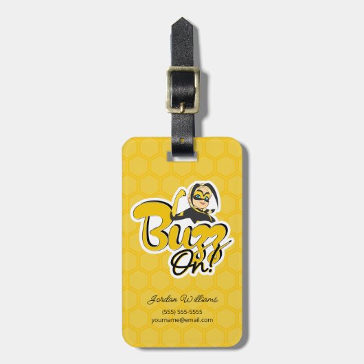 Vesperia | Buzz On! Gepäckanhänger (Vorderseite vertikal)