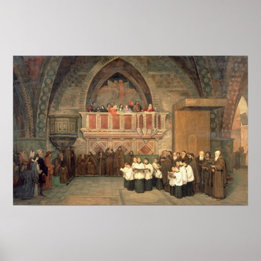 Vespers in der Kirche Saint Francis Poster (Vorne)